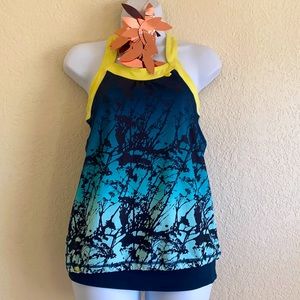 Sweaty Betty active top with built in tank top